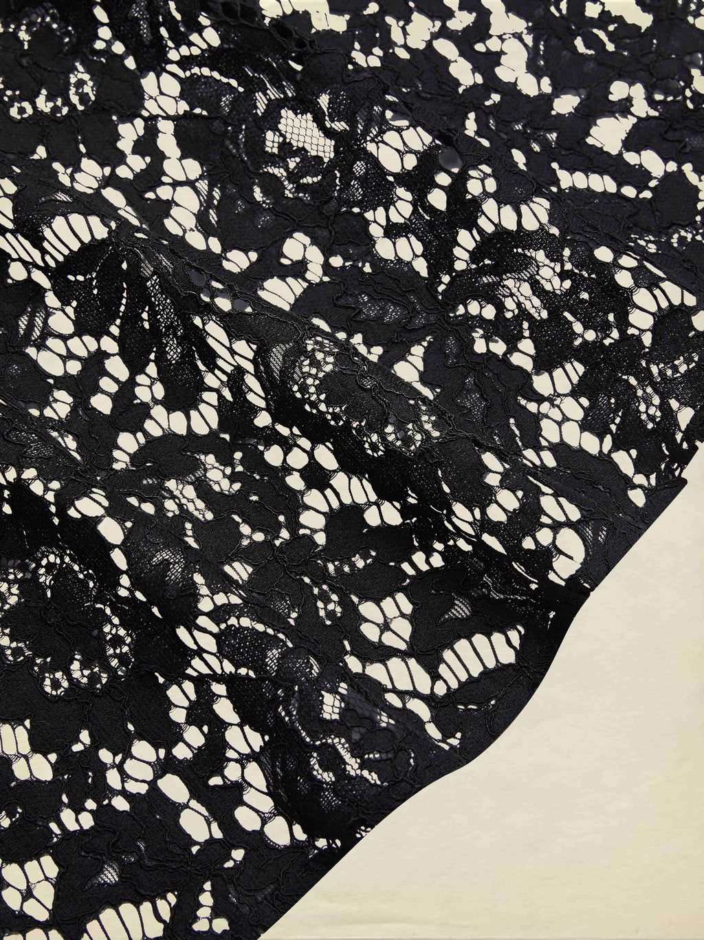 Maxi  Skirt, Floral, Lace, Vacation, Vintage, Black