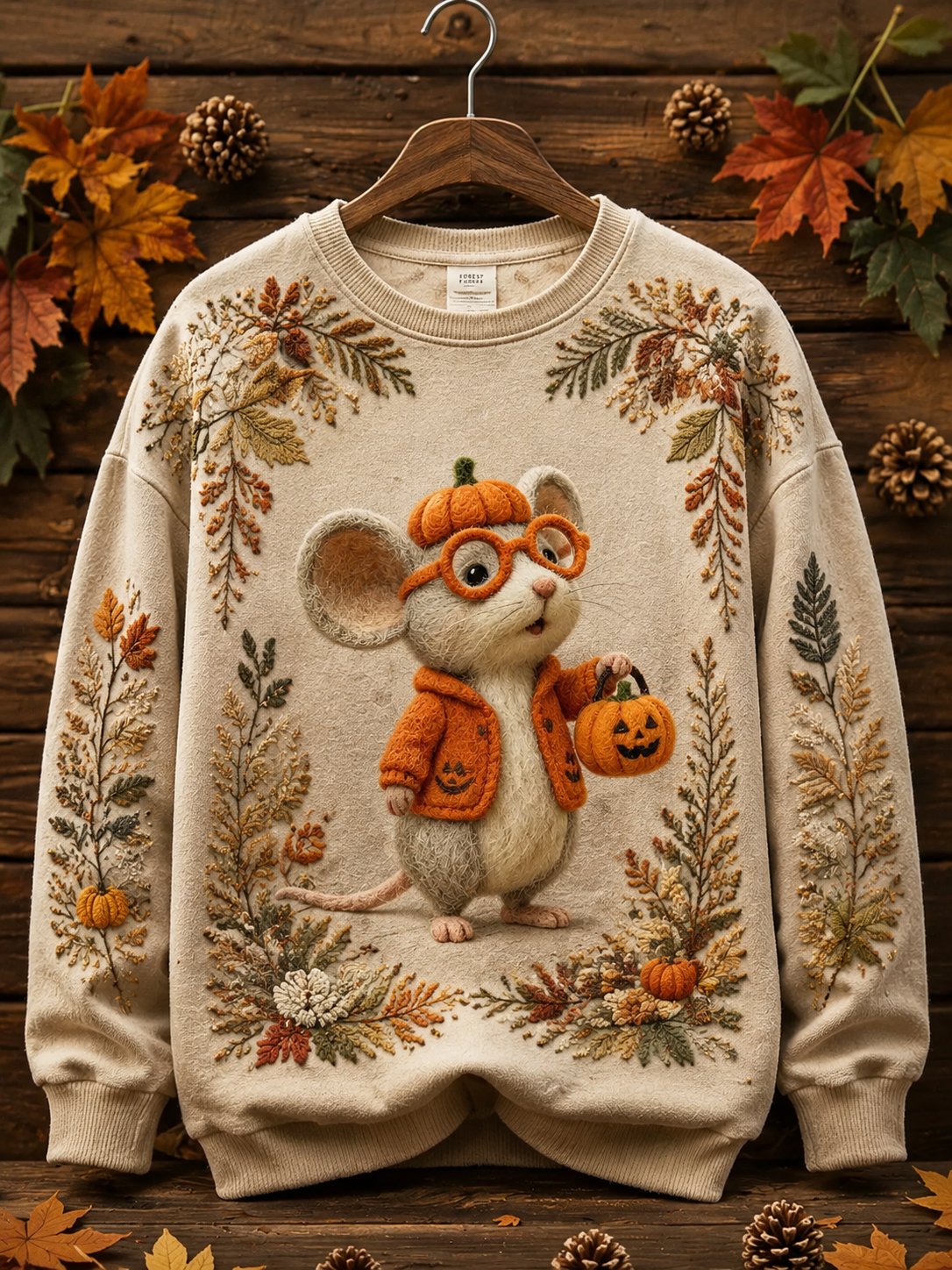 Women's Autumn Animal Printed Casual Sweatshirt