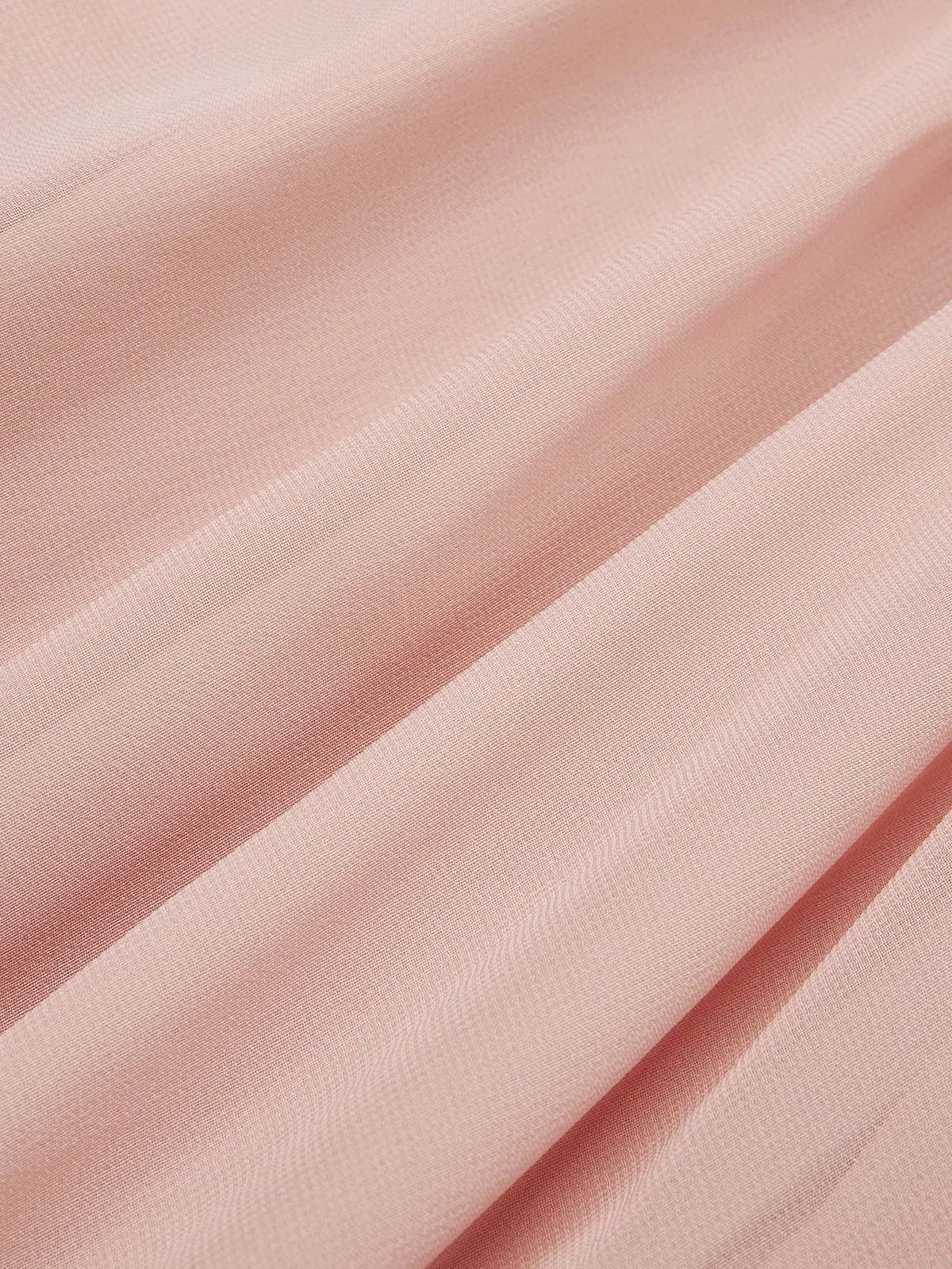 Pink 3D Floral Pleated Chiffon V Neck Sleeveless A-Line Maxi Dress